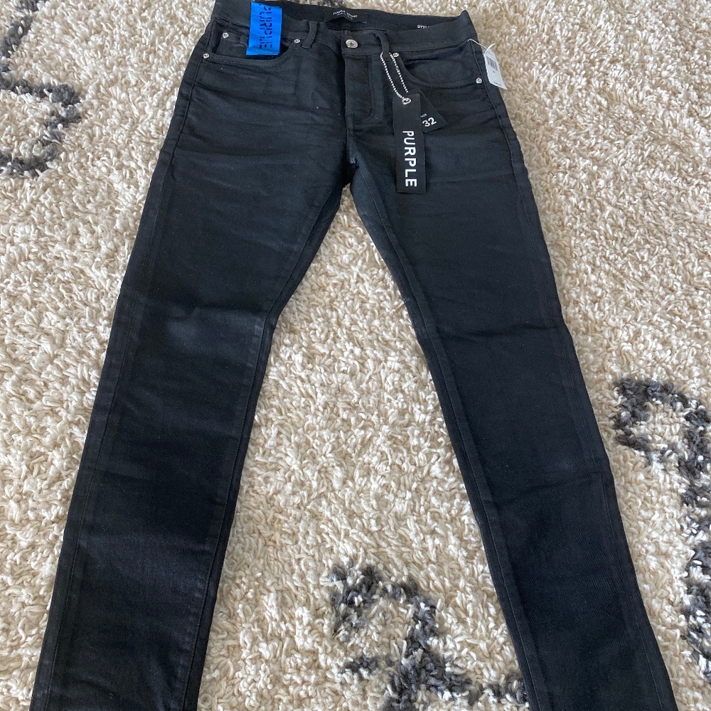 Purple-brand low rise slim leg